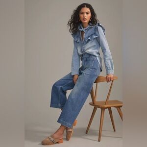 Pilcro by Anthropologie The Skipper Wide-Leg Jeans